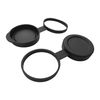 25mm Binocular/Monocular Objective Lens Caps Internal Diameter 36.6-38.1mm Rubber Cover Set Black