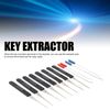 Broken Key Extractor Kit, 12Pcs 0.2‑0.4mm Broken Tap Extractor, Broken Key Extraction Tool Set Kit for Repair Maintenance