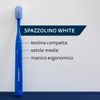 President - White Whitening Toothbrush with Ergonomic Handle