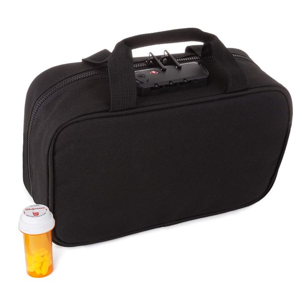 Medicine RX Safe Medication Travel Bag No Logo