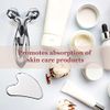 leiwo Stainless Steel Gua Sha and Face Roller Set, Gua Sha Facial Tool, Face Massager for Face Sculpting, Metal Gua Sha Face Roller Skin Care, Facial Massager for Women