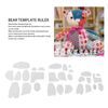 30 PCS Memory Bear Template Ruler Set, Memory Bear Sewing Patterns Template Acrylic Template Quilting Cutting Set for Sewing Bear Pattern Template Home Sewing Art Craft