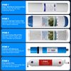 5 Stage Reverse Osmosis Water Filtration System 75GPD Purifier Direct Drinking