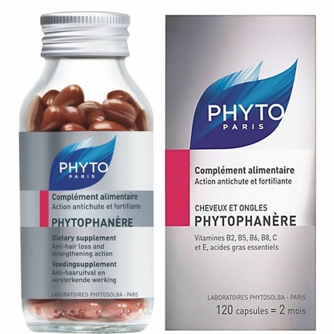 Phyto Phytophanere Hair & Nails Dietary Supplement 120 caps 2 month supply  nib