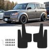 4PCS For Honda Element 2003-2011 Rubber Front+Rear Mudguard Splash Flap Protect