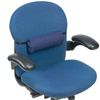 DMI Lumbar Roll Back Support Cushion Pillow, Half-Moon Size, Navy
