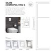GROHE 37535000 Flush Plate, Chrome, Small