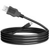 pluX USB 2.0 A/Mini-B 8 Pin USB Cable 40 inches, Black