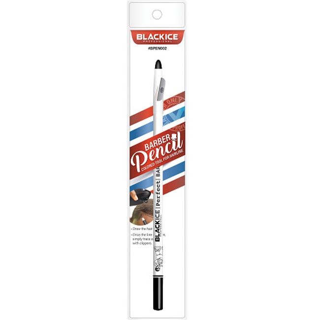 Black Ice Barber Pencil Edge White Colored Tool For Hairline NEW