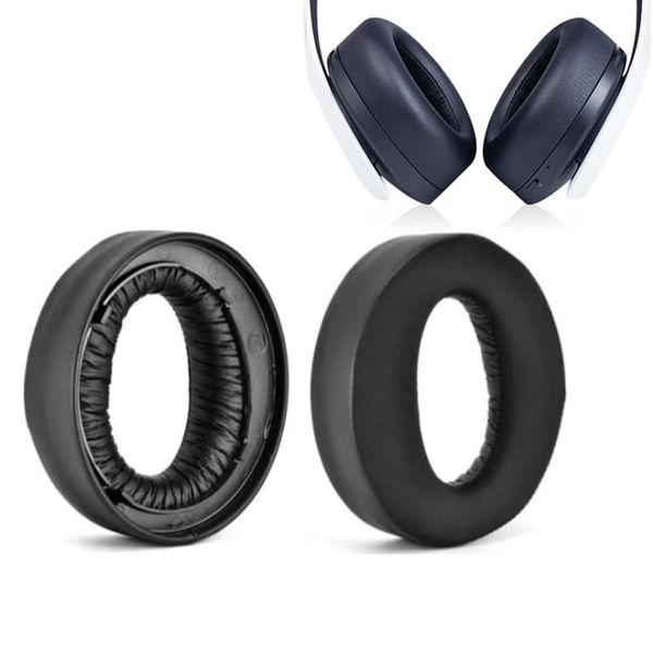 Earpads for Sony PS5 Wireless Pulse 3D Replacement Ear Cushion Pads with Protein Leather and Memory Foam for Replacement Ear Cushion Pads for PS5 Wireless Pulse 3D Headphone