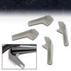 PIT66 RV Rain Gutter Spout Long Version Gutter Spout 3 1/2" Long 4pcs Gray