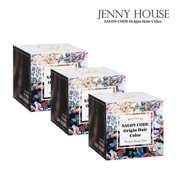 Jenny House Season 3 Salon Code Origin Hair Color Dye Season 3 (Dark Brown) 3ea