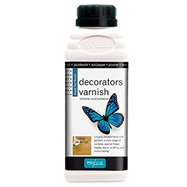 Polyvine Decorator's Dead Flat Varnish Pint / 500ml