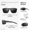 Julbo Herren Shield Sunglasses, Schwarz/Orange, Einheitsgröße