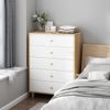 Healifty 15pcs Drawer Knobs and Pulls Wooden Round Shaped Drawer Handles Cabinet Knobs for Home 45mm
