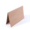 Vaessen Creative Small Rectangular Florence Blank Craft Cards, Kraft, Set of 25, Matching Envelopes Available