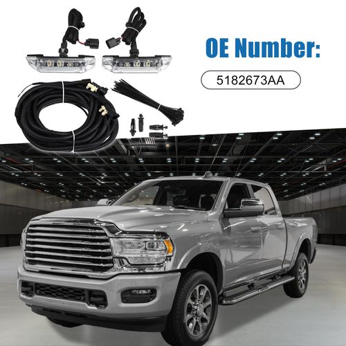 A ABSOPRO Truck Cargo Bed LED Light Kit 5182673AA with Harness IP67 Waterproof for Ram 1500 2016-2018