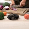 Restaurantware Clean Tek 21 Inch Disposable Bouffant Caps, 1000 Non-Woven Cook Hairnets - Lightweight, For Foodservice Estbalishments, Salons, Or Spas, Black Polypropylene Breathable