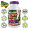 Liver Cleanse Support Supplement w Milk Thistle - Nature's Secret Agent Blend