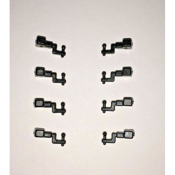 1:64 Bumper DROP trailer hitch only 8pc Black compatible with ERTL,Greenlight