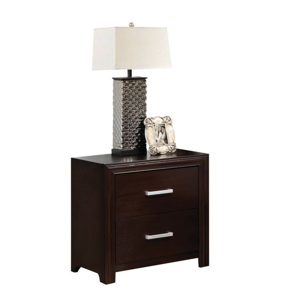 ACME Ajay Nightstand, Espresso Finish