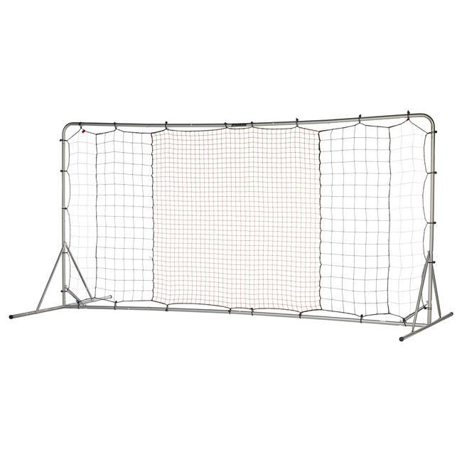 Franklin Sports Soccer Rebounder - Tournament Steel Soccer Rebounding Net - Perfect For Backyard Soccer Practice and Soccer Training - 12'x6' Soccer Bounce Back Rebounder - Black