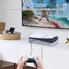 Mcbazel Horizontal Stand Compatible with PS5 Slim Console, Base Stand Holder for PS5 Slim DE/UHD Console -White