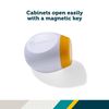 Adhesive Magnetic Cabinet Locks, Includes 20 Child Locks for Cabinets & Drawers,
