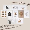 Katinga Set of 10 postcards for Easter - send Easter cards, give joy