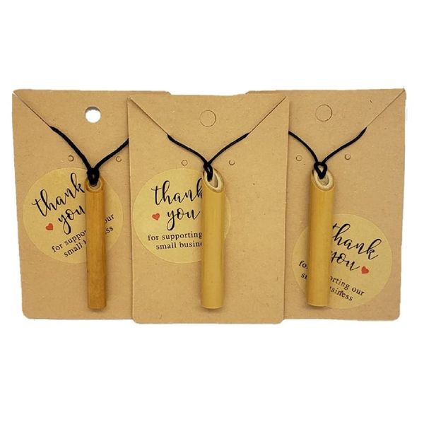 3-Pack Stress Straws Mindful Breathing Straw Necklaces for Natural Anxiety Relief- Yoga Breath Work Jewelry for Meditation and Deep Breathing Calming Exercises