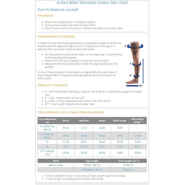 ActiLymph Below Knee Stockings 18-21mmHg Class 1 Small Sand