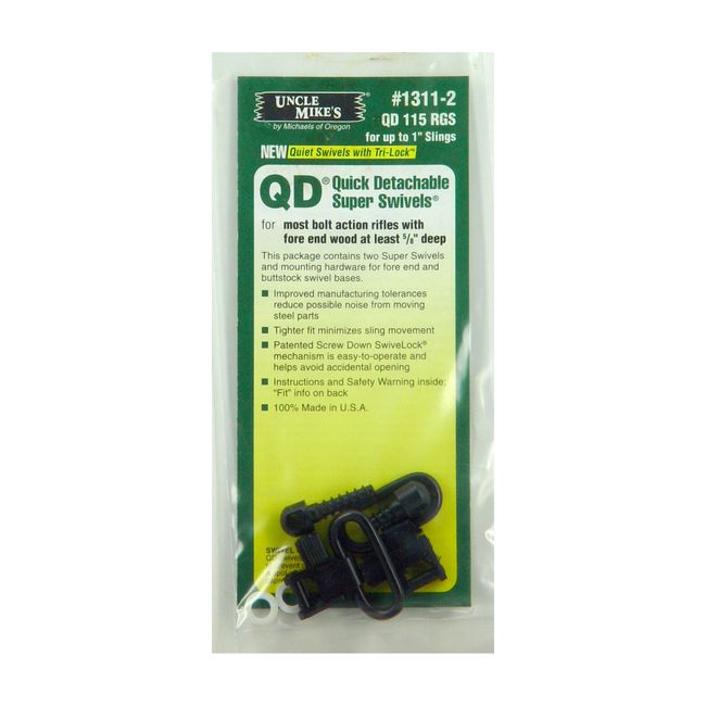 Uncle Mikes Swivels QD 115 RGS 1" Black