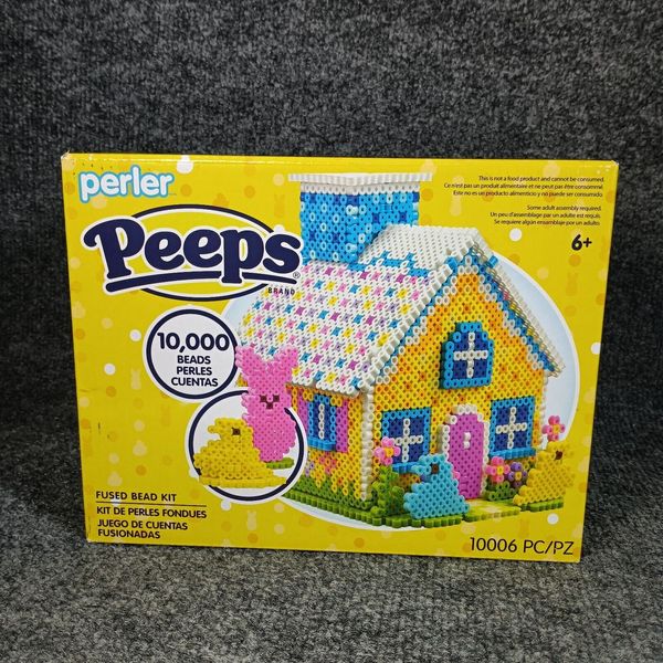 Perler Beads Kit Peeps Easter House