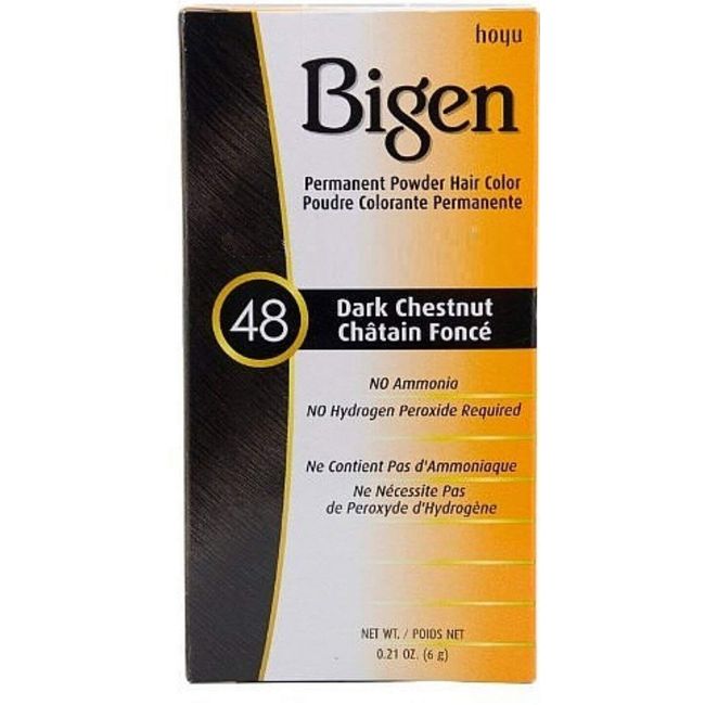 Bigen Powder Hair Color #48 Dark Chestnut .21 oz