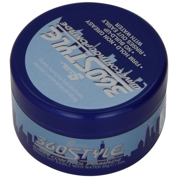 360 Luster's Style Wave Control Pomade, 3 Ounce (Pack of 3)
