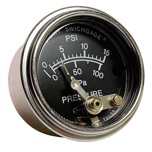 Murphy by Enovation Controls 20P-15, 2" Pressure Swichgage, 0-15 psi (05703101)