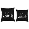 Telescopes Binoculars planets science Evolution astronomy Throw Pillow