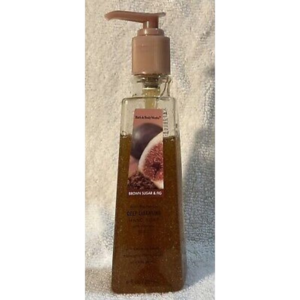 Vtg Bath & Body Works Brown Sugar & Fig Anti-Bacterial Deep Cleansing Hand Soap