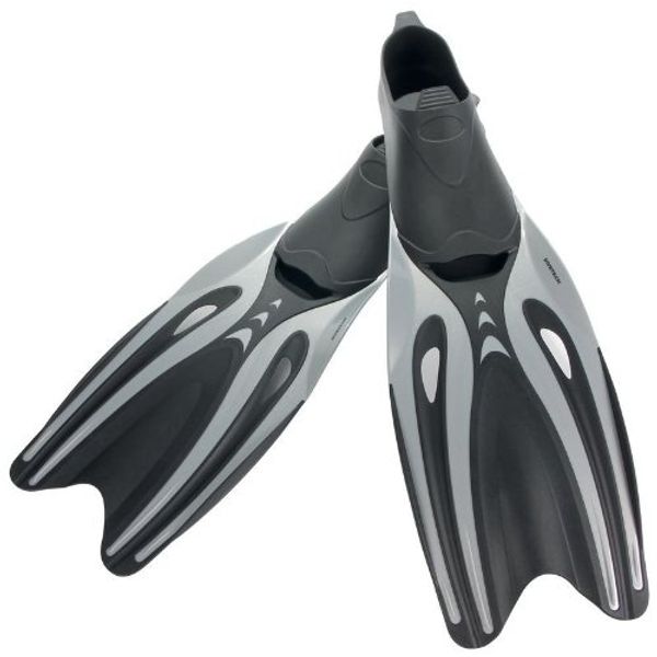 Divetech Explorer Fins X-small (2-4) - Black/silver