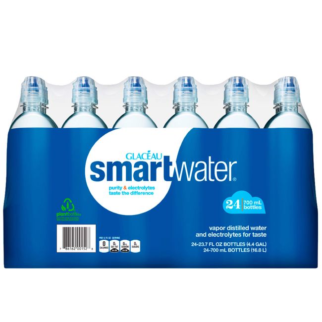 Smart Water - Sport Cap - 23.7 oz (24 Plastic Bottles)