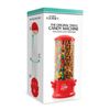 Triple Candy Machine Polystyrene 360 Degree Dispensing 3 Compartments Red