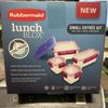 Rubbermaid, Part #7V92, Lunch Blox, Small Entree Kit, W/Side & Snack Containers
