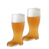 CRISTALICA Bierglas Stiefel 1 Liter 2 Stück