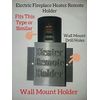 Electric Fireplace Heater Remote Control Holder. Wall mount. 3D Printed.