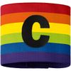 JAKO Kapitänsbinde, Größe:2, Farbe:Regenbogen