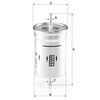 Original MANN-FILTER Fuel filter WK 830/7 – For Passenger Cars