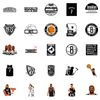 50pcs hot-Blooded Basketball Series Combination Stickers