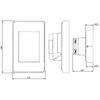 OJ Microline UDG4-4999 Programmable Floor Heating Thermostat with Class A GFCI