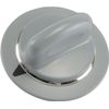 WE1M964 Timer Knob with Metal Ring (Gray) Compatible With AP4980845, 1811122