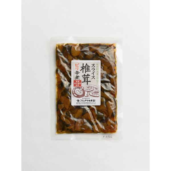 Additive-free, Handmade Japanese Tsukudani Shiitake Mushrooms, Sliced Shiitake Mushrooms, Spicy Boiled Shiitake Mushrooms, 2.8 oz (80 g) x 2 Bags